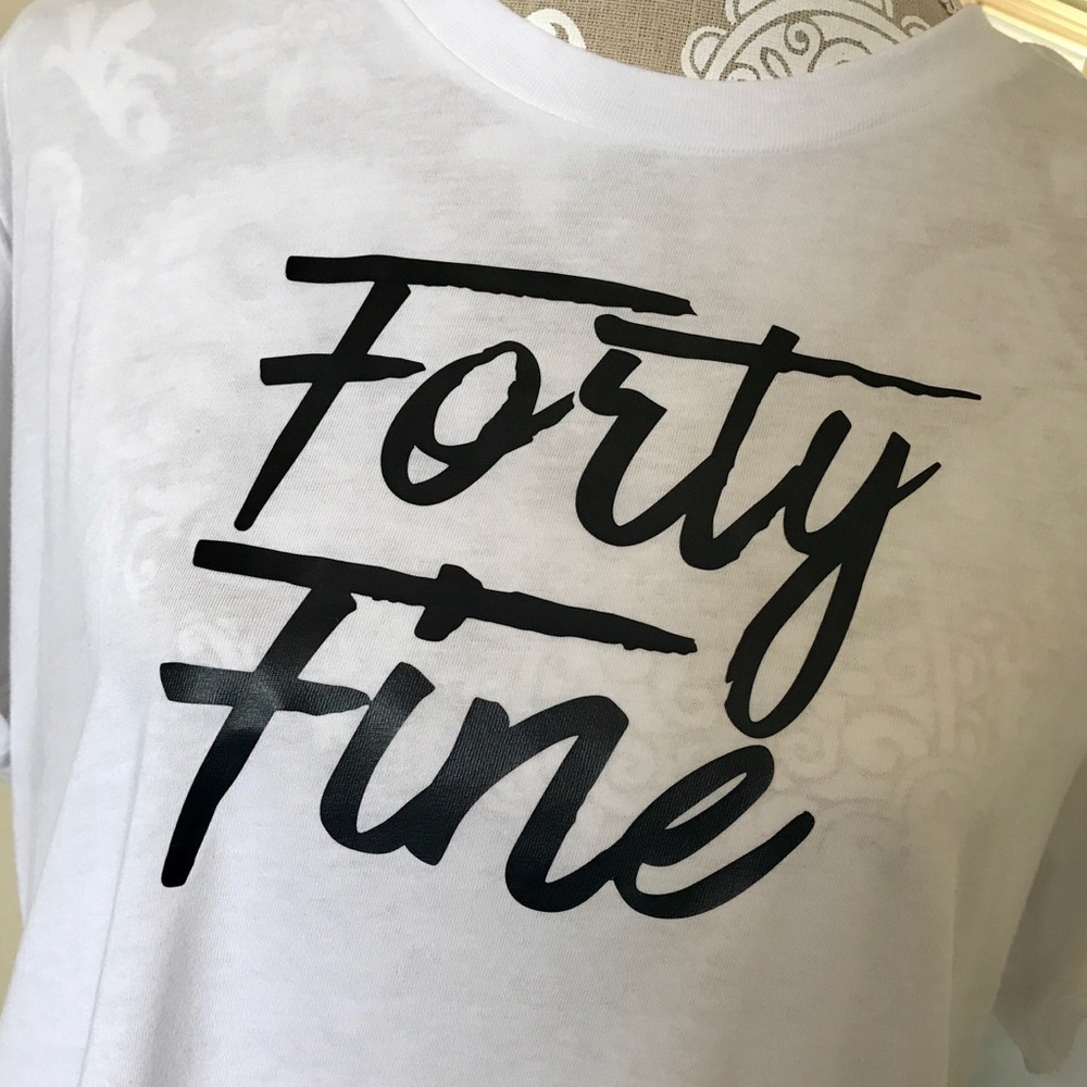 Forty Fine Tee - Quality White T-shirt